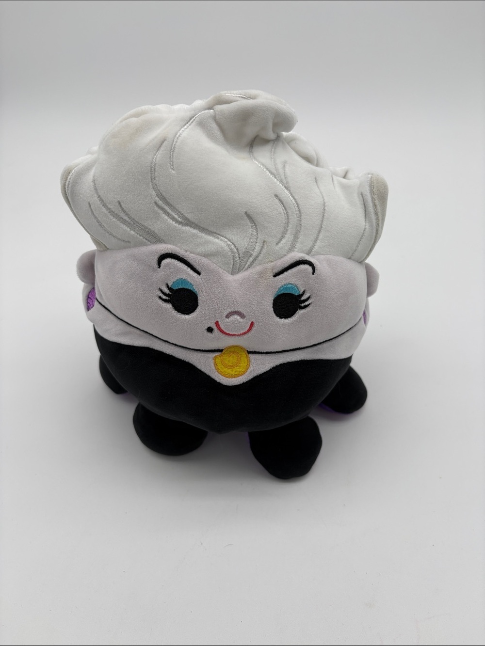Disney Squishmallows Ursula Little Mermaid 8 inch Stuffie Pillow BLEMISH